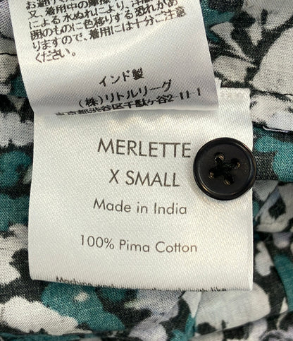 Merlette 長袖 フラワープリント ワンピース レディース SIZE XS マーレット