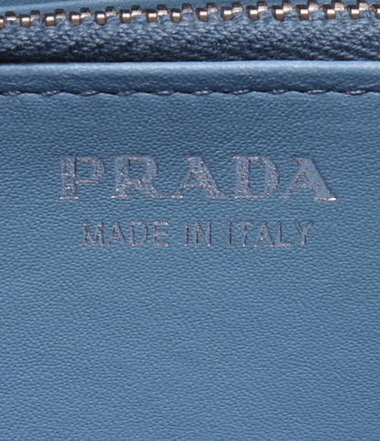美品 プラダ ラウンドファスナー長財布 レディース PRADA