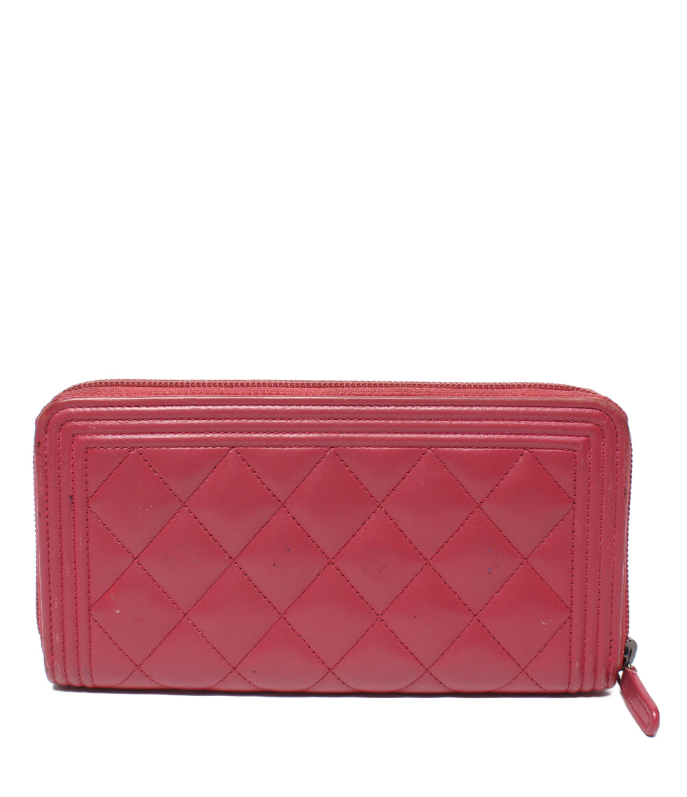 CHANEL ラウンドファスナー長財布 26番台 ボーイシャネル レディース シャネル