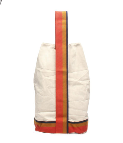 美品 HERMES ショルダーバッグ 斜め掛け ボディバッグ シルバー金具 トワルシェブロン キャバリエ レディース メンズ エルメス