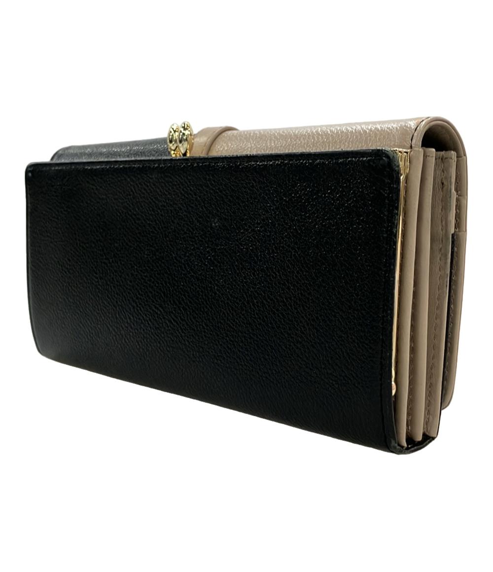 サマンサタバサプチチョイス 二つ折り長財布 フロントベルト 牛革 レディース Samantha Thavasa Petit Choice