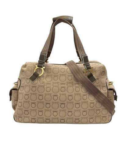 Salvatore Ferragamo 2WAY ボストンバッグ ショルダーバッグ 斜め掛け ガンチーニ AU-21 5853 レディース サルヴァトーレフェラガモ