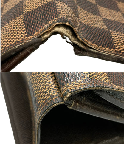 LOUIS VUITTON Wホック 二つ折り財布 ポルトフォイユ エリーズ ダミエ N61654 メンズ レディース ルイ・ヴィトン