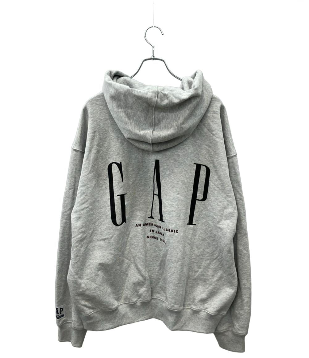 GAP ジップアップ フード パーカー 30th アニバーサリー ヘビーウェイト フレンチテリー GAPロゴ メンズ SIZE L ギャップ