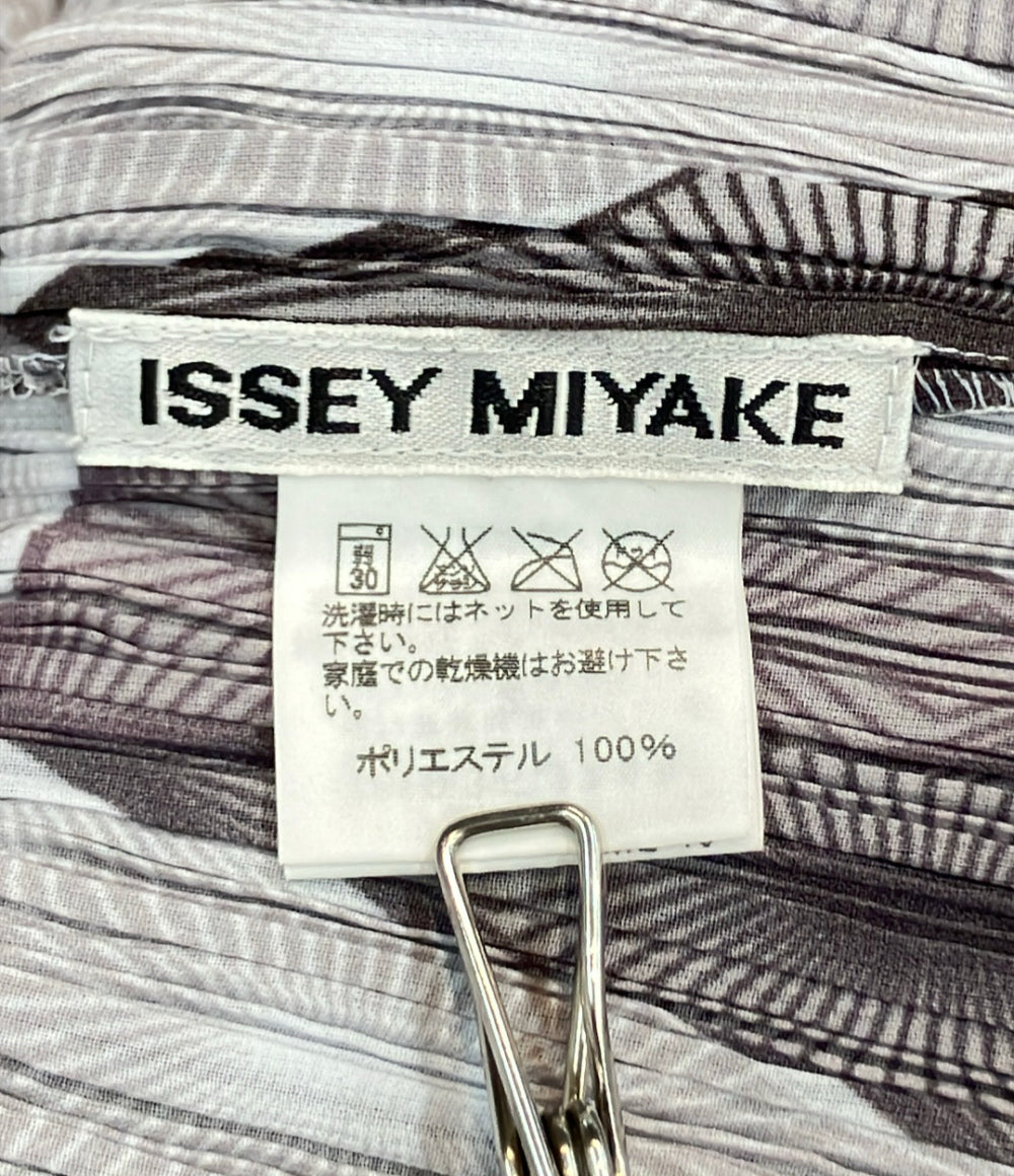 ISSEY MIYAKE 長袖 ブラウス IM93FJ746 レディース SIZE 2 イッセイミヤケ