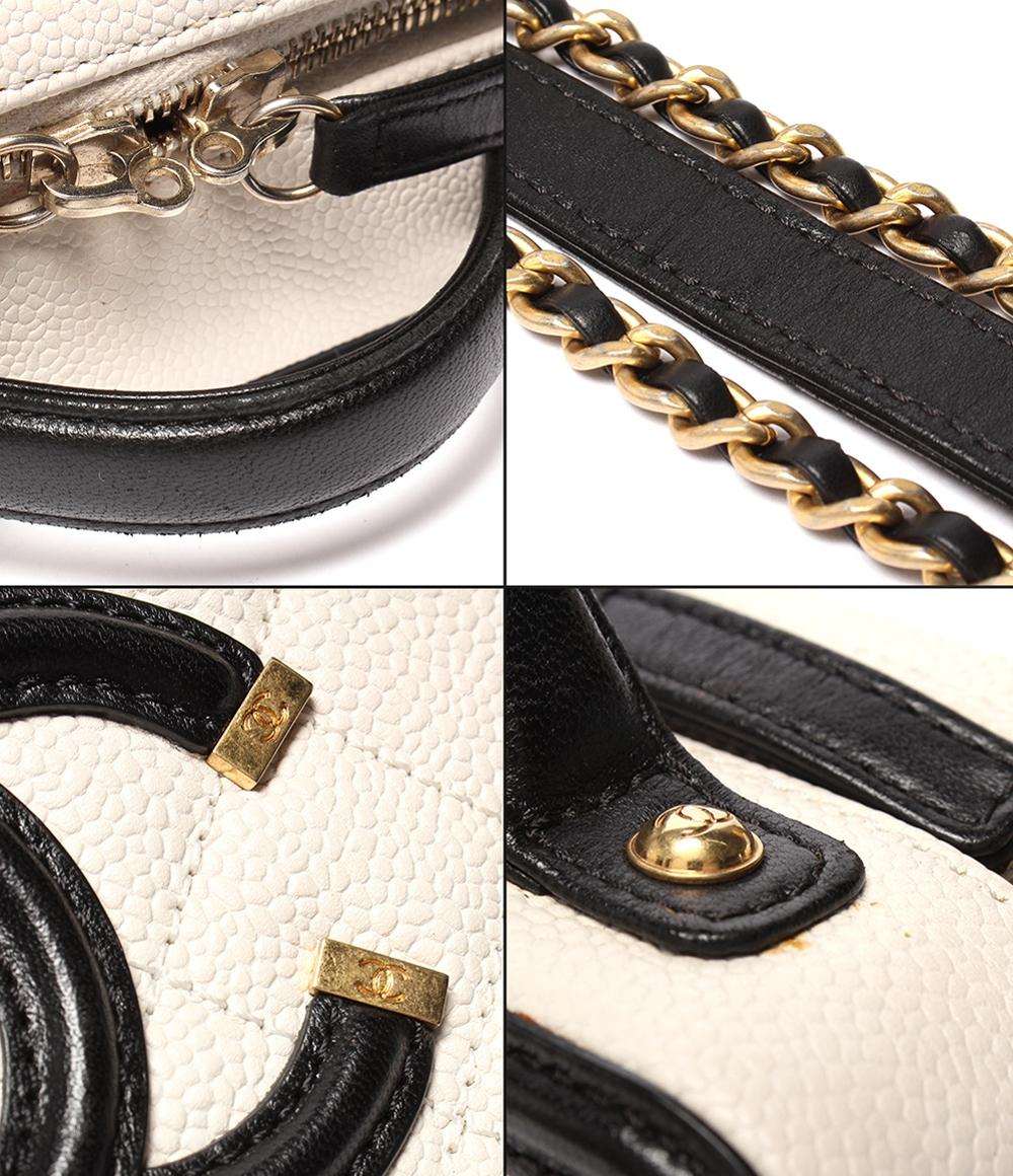 CHANEL CCフィリグリー ショルダーバッグ ブラック ゴールドチェーン CHANEL】シャネル CCフィリグリー スモールチェーンバニティ