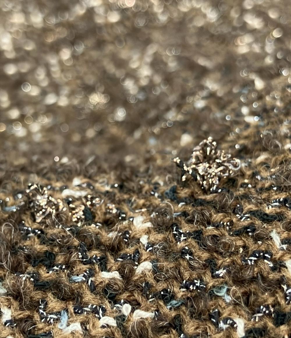 美品 AURALEE ツイード長袖シャツ HOMESPUN TWEED SHIRT A24AB03HT メンズ SIZE 1 (S) オーラリー