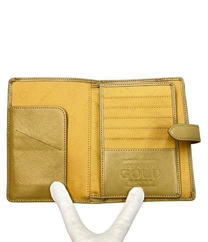 美品 COCOCELUX GOLD 二つ折り財布 レディース メンズ ココセリュックスゴールド