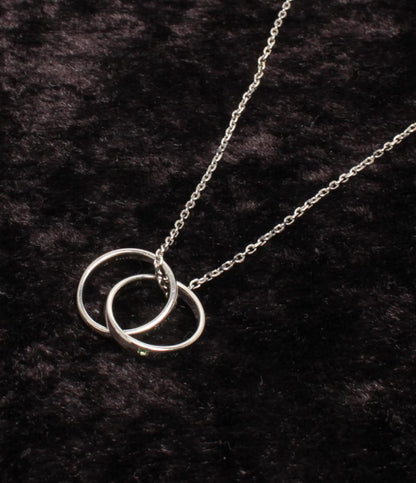 美品 U-TREASURE ネックレス ダブルリング SV 進撃の巨人 エレン リヴァイ ユニセックス ユートレジャー