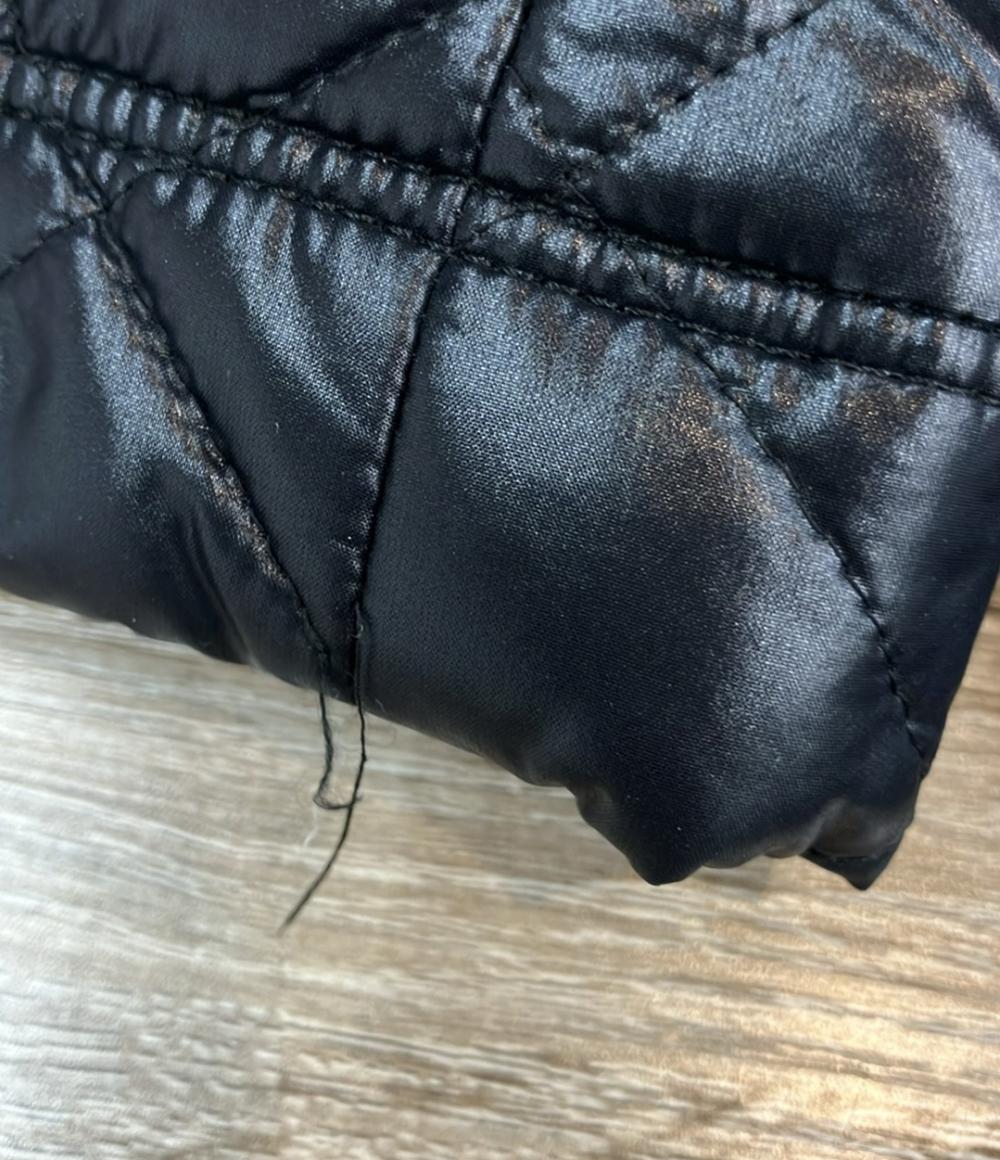 BURBERRY BLACK LABEL ダウンジャケット フード ファー ベスト付き