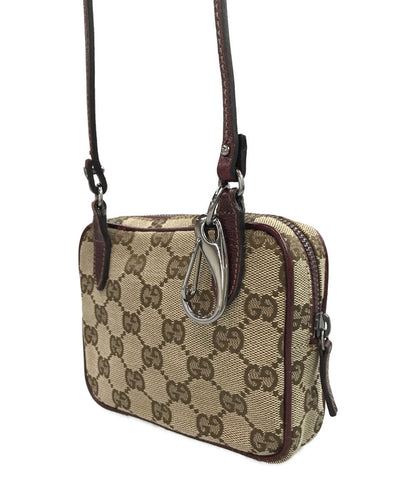 グッチ  ミニショルダーバッグ 斜め掛け  GGキャンバス   120975 1956 レディース   GUCCI