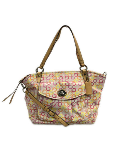 コーチ 2wayトートバッグ ショルダーバッグ 斜め掛け オプアート 13142 レディース COACH