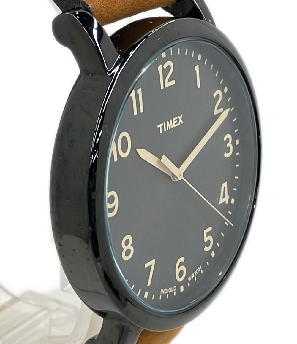 TIMEX 腕時計 クオーツ ブラック T2N677 レディース メンズ タイメックス