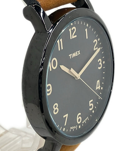 TIMEX 腕時計 クオーツ ブラック T2N677 レディース メンズ タイメックス