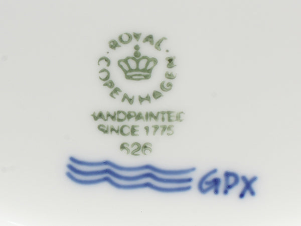 美品 Royal Copenhagen プレート 大皿 26cm ブルーパルメッテ ロイヤルコペンハーゲン