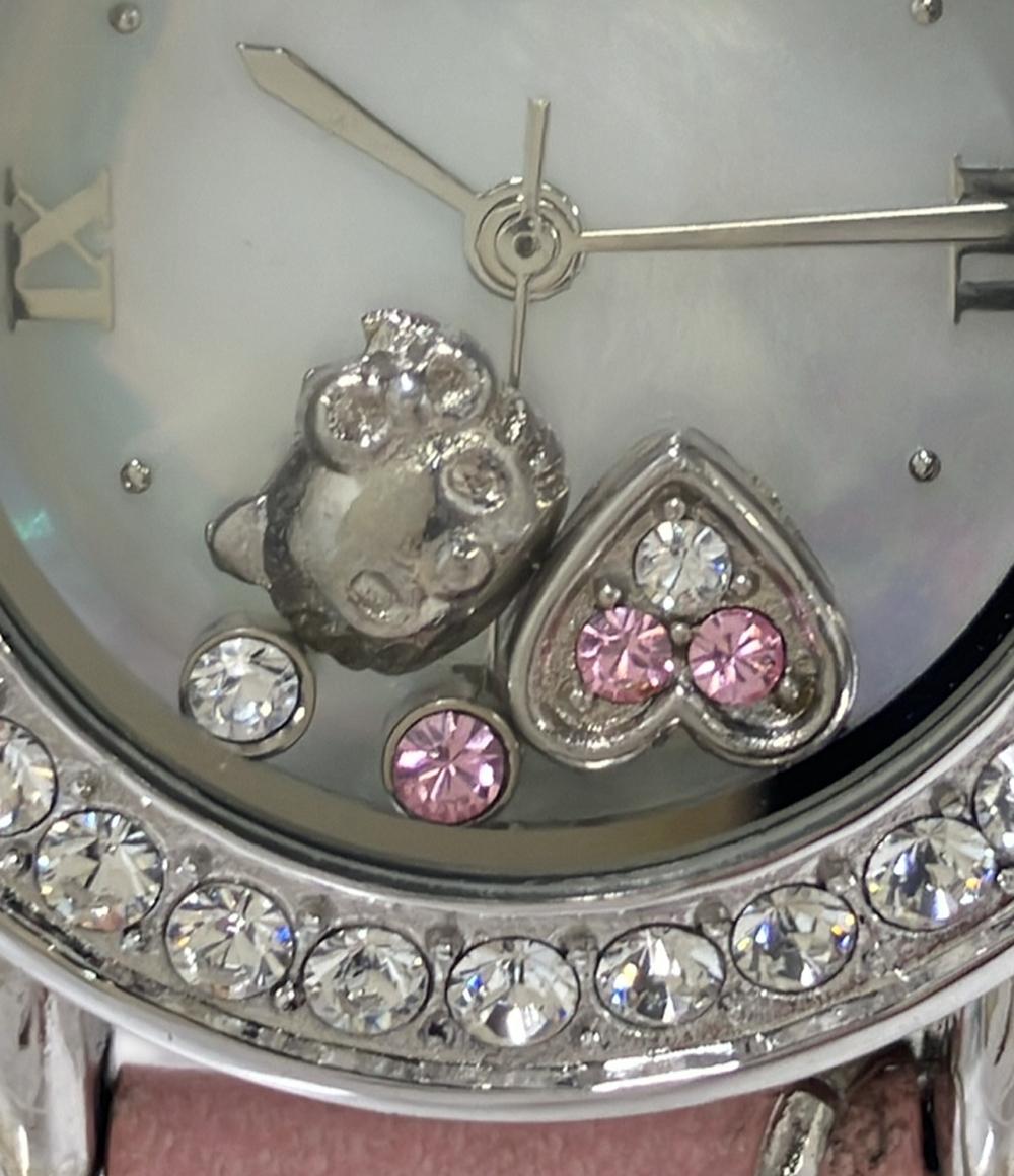 SANRIO 腕時計 デアゴスティーニ ハローキティ ジュエル ウォッチ クオーツ シェル レディース サンリオ