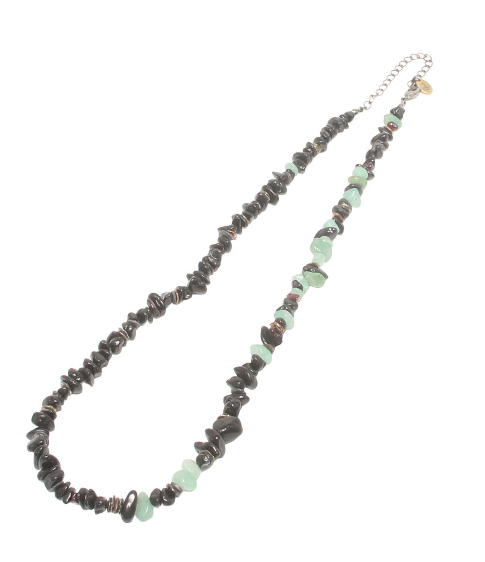美品 VIVIFY RADIO EVA ネックレス エヴァンゲリオン Pebble＆ Metal Chip's Beads Cord 闇夜 ユニセックス ビビファイ