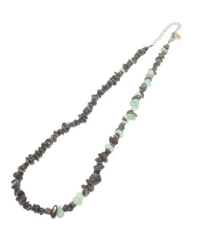 美品 VIVIFY RADIO EVA ネックレス エヴァンゲリオン Pebble＆ Metal Chip's Beads Cord 闇夜 ユニセックス ビビファイ