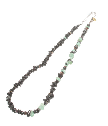 美品 VIVIFY RADIO EVA ネックレス エヴァンゲリオン Pebble＆ Metal Chip's Beads Cord 闇夜 ユニセックス ビビファイ