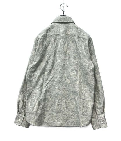 Brunello Cucinelli 長袖シャツ ペイズリー柄 メンズ SIZE XS ブルネロクチネリ