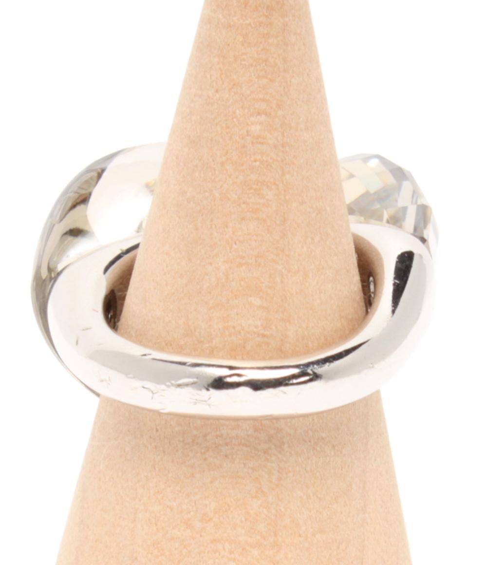 美品 SWAROVSKI リング 指輪 ハートモチーフ レディース SIZE 14号 スワロフスキー