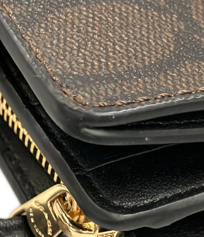 COACH 二つ折り財布 ミディアム コーナー ジップ ウォレット シグネチャー キャンパス シグネチャー レディース コーチ