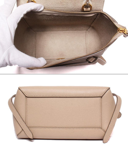 CELINE 2WAYハンドバッグ ショルダーバッグ 肩掛け ベルトバッグ ナノ 189003ZVA レディース セリーヌ