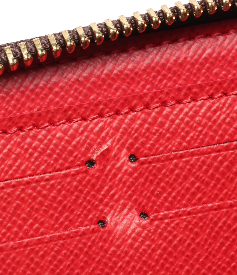LOUIS VUITTON ラウンドファスナー長財布 ダミエ ポルトフォイユ クレマンス N60534 レディース ルイ・ヴィトン