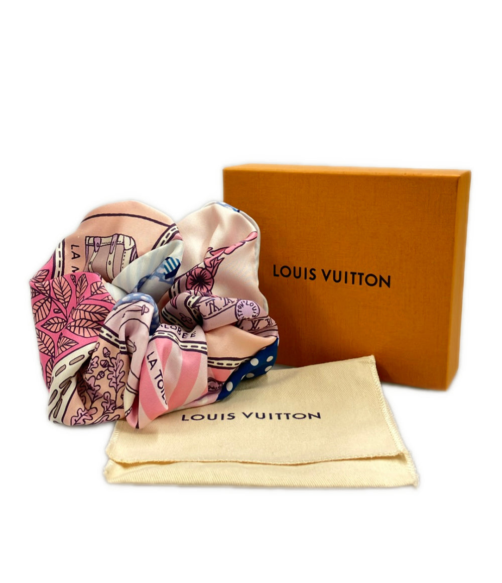 美品 LOUIS VUITTON シュシュ シルク100% シュシュ トロシュー M76955 レディース ルイ・ヴィトン