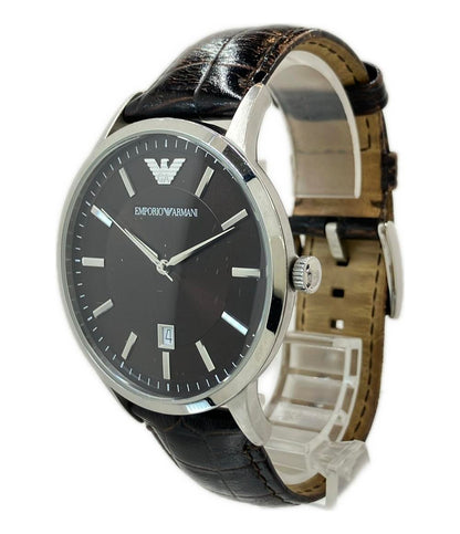 Emporio Armani 腕時計 クオーツ ブラウン AR-2413 メンズ エンポリオ・アルマーニ