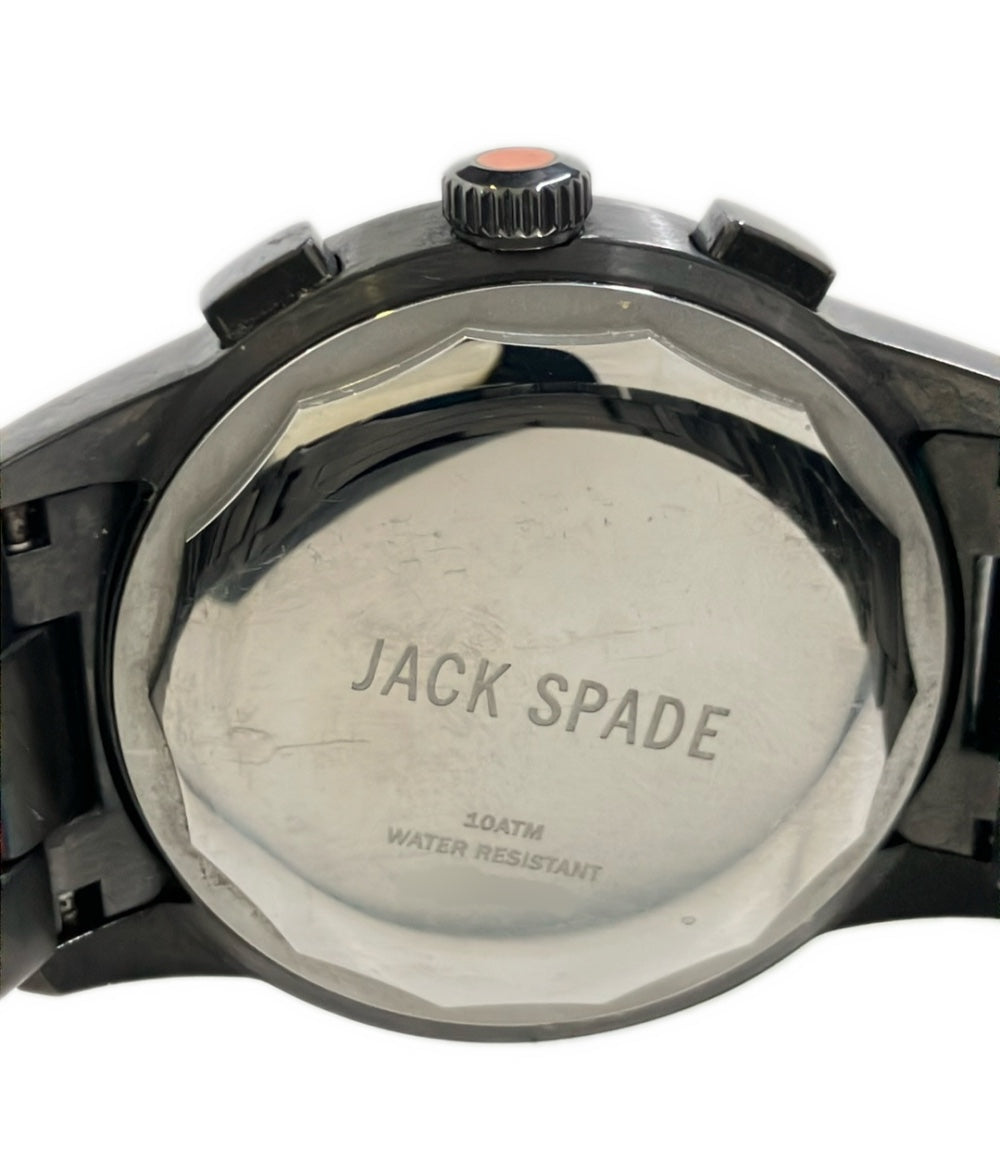 JACK SPADE 腕時計 クオーツ ブラック メンズ ジャックスペード