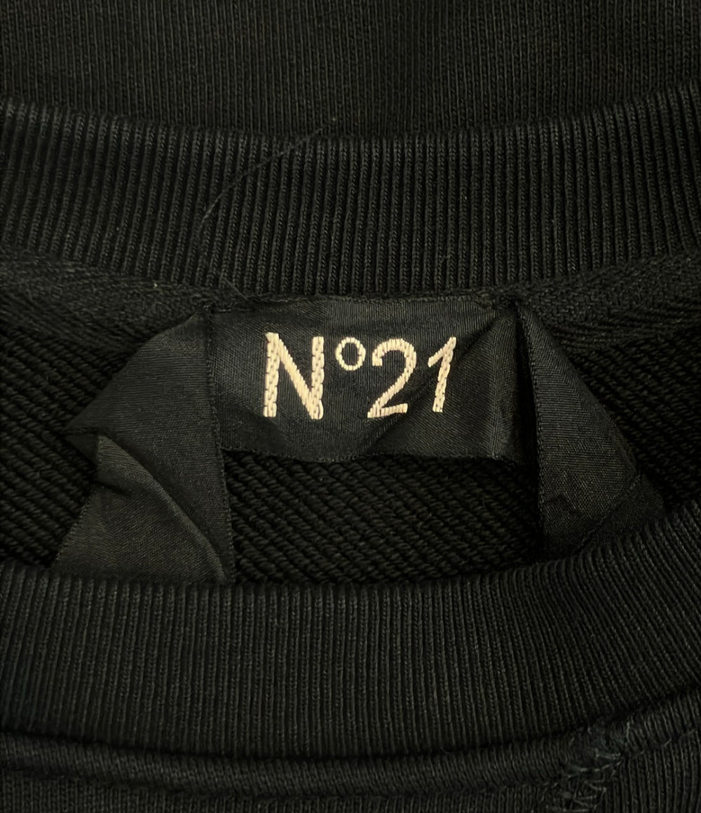 N°21 ロゴプリント 長袖 スウェット P20EN1M E0424214 レディース SIZE XS ヌメロ ヴェントゥーノ