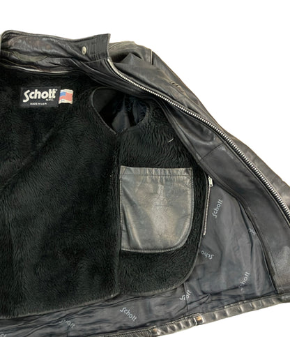schott シングルライダース レザージャケット ライナー付き 1804 メンズ SIZE 34 (XS) ショット