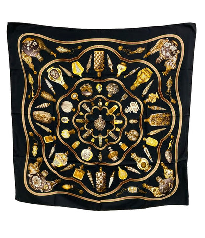 HERMES スカーフ シルク100% カレ90 Qu importe le flacon レディース エルメス