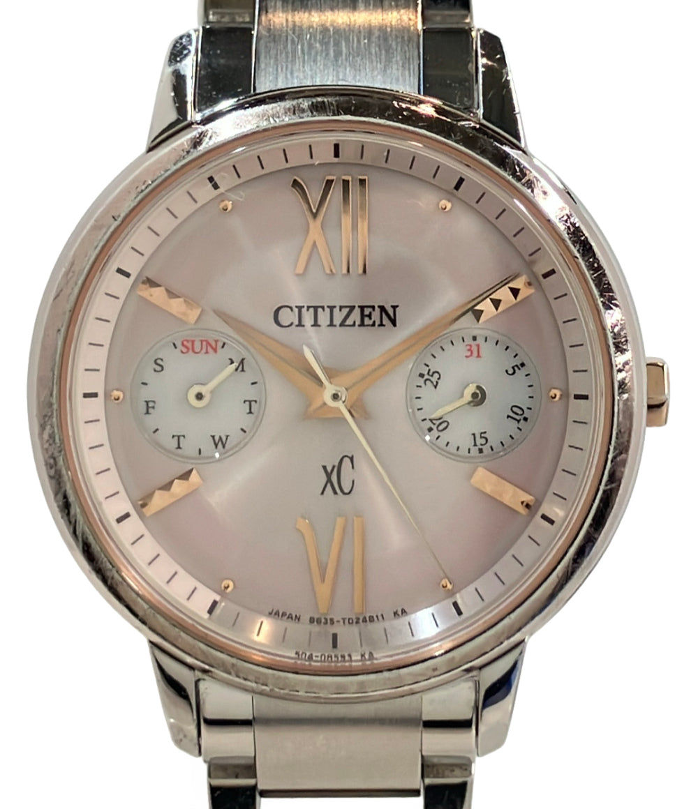 CITIZEN 腕時計 xc クロスシー ソーラー ピンク 8635-T016065 レディース シチズン