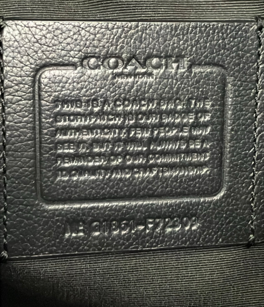 COACH ブリーフケース ビジネスバッグ ショルダーバッグ 2WAY レザー 牛革 F72309 メンズ コーチ