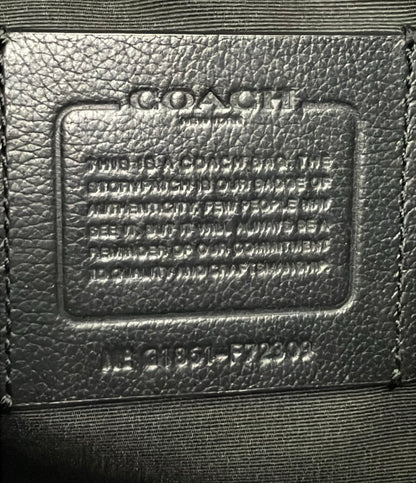 COACH ブリーフケース ビジネスバッグ ショルダーバッグ 2WAY レザー 牛革 F72309 メンズ コーチ