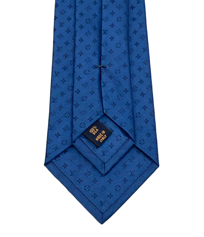 美品 LOUIS VUITTON ネクタイ シルク100% ネクタイ ネオ モノグラミッシム M75988 メンズ ルイ・ヴィトン