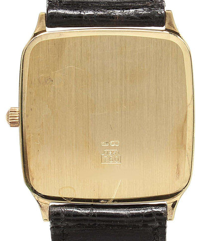 ロンジン 腕時計 スクエア 18K クオーツ ゴールド メンズ LONGINES