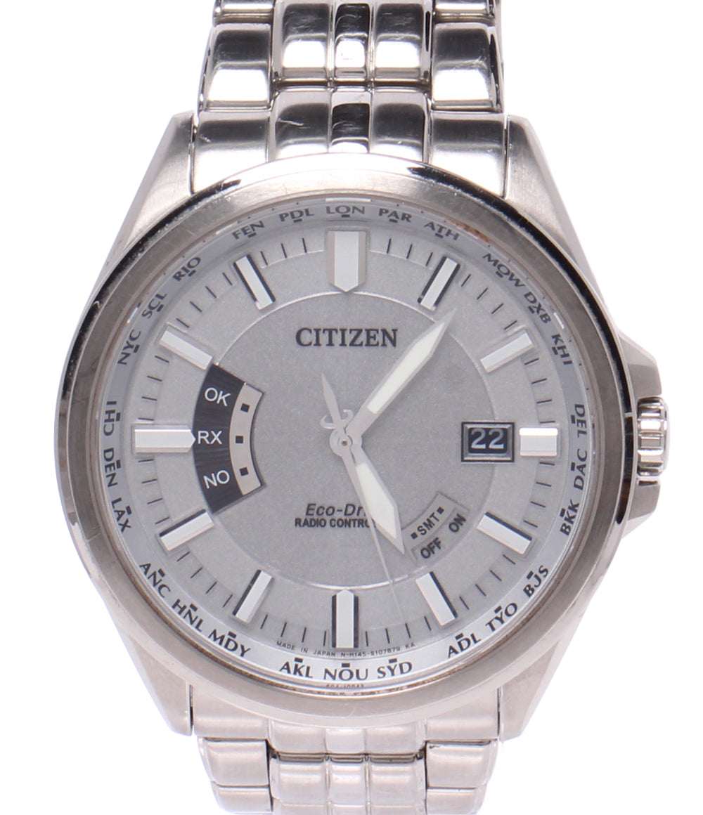 CITIZEN 腕時計 ソーラー電波 シルバー H145-S073545 メンズ シチズン