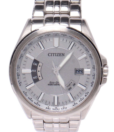 CITIZEN 腕時計 ソーラー電波 シルバー H145-S073545 メンズ シチズン
