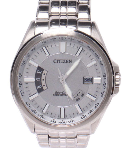 CITIZEN 腕時計 ソーラー電波 シルバー H145-S073545 メンズ シチズン