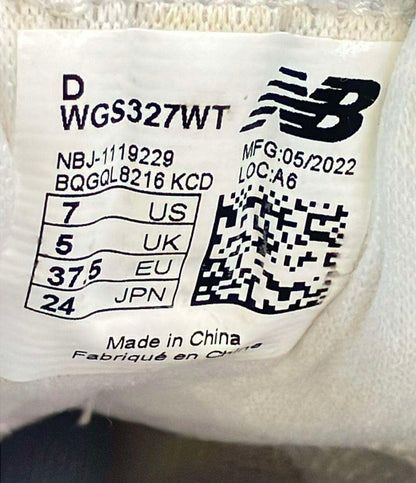 NEW BALANCE ローカットスニーカー ゴルフシューズ スパイクレス WGS327WT レディース SIZE 24.0 (L) ニューバランス