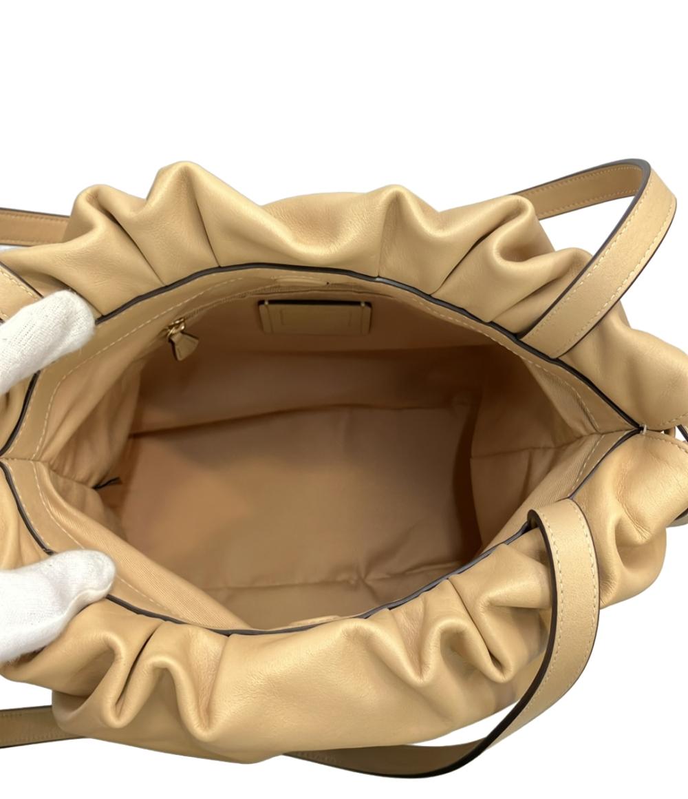 美品 コーチ トートバッグ フェイ ドローストリング  レザー CV947 レディース COACH