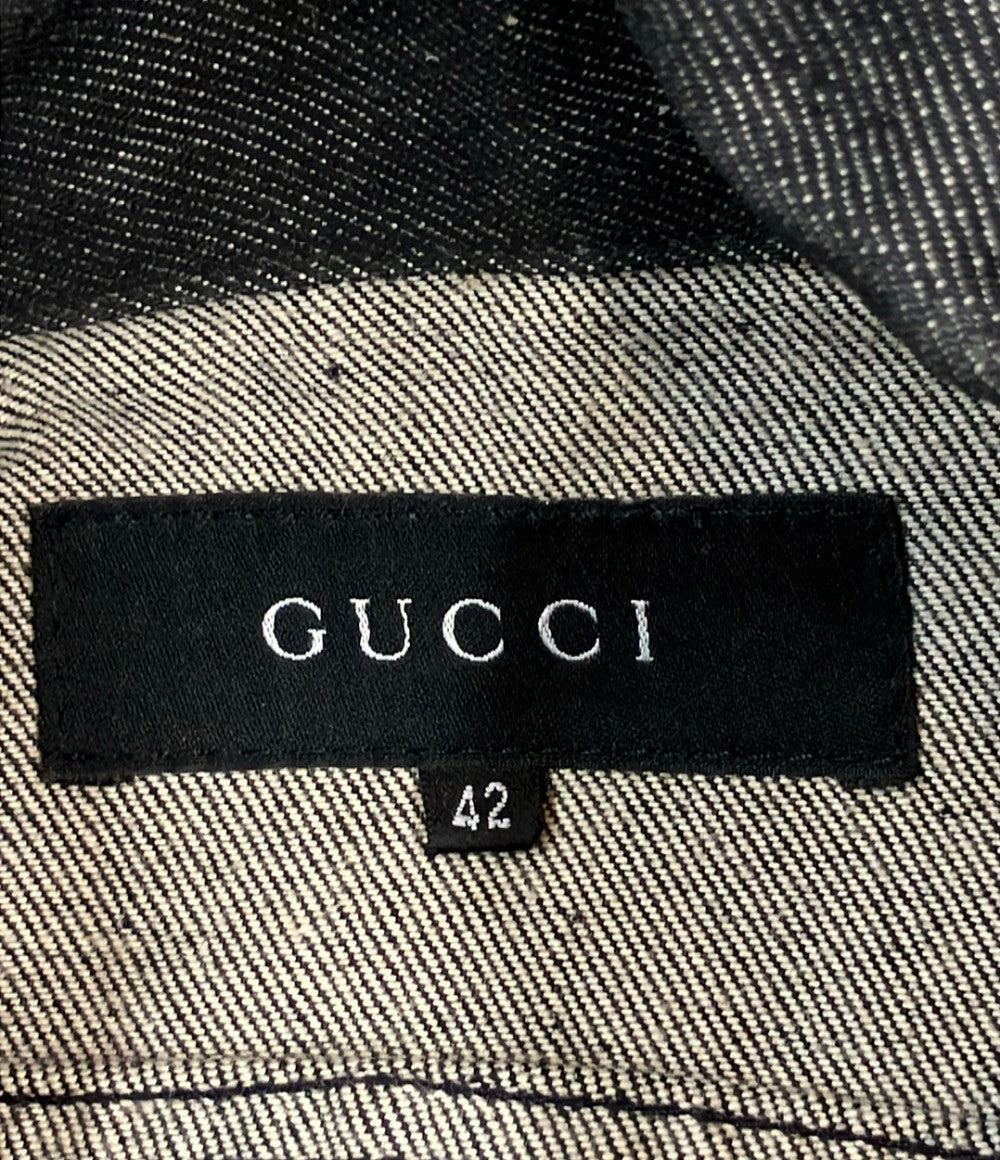 GUCCI シェリーライン デニムジャケット レディース SIZE 42 (M) グッチ