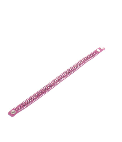 美品 SWAROVSKI ブレスレット 5201123 Slake Purple Dot レディース スワロフスキー