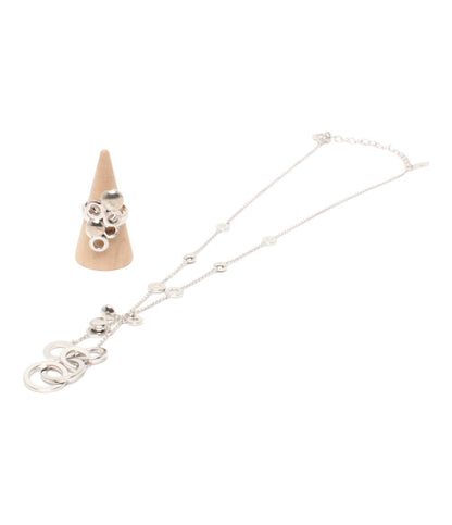 ネックレス リング 指輪 SV925 2点セット レディース NUOVEGIOIE