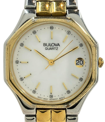 ブローバ 腕時計 クオーツ ホワイト レディース Bulova