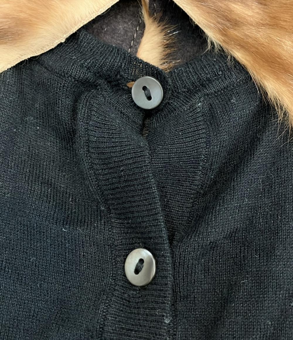 Miu Miu 長袖 カーディガン リアルファー付き レディース SIZE 40 (S) ミュウ ミュウ