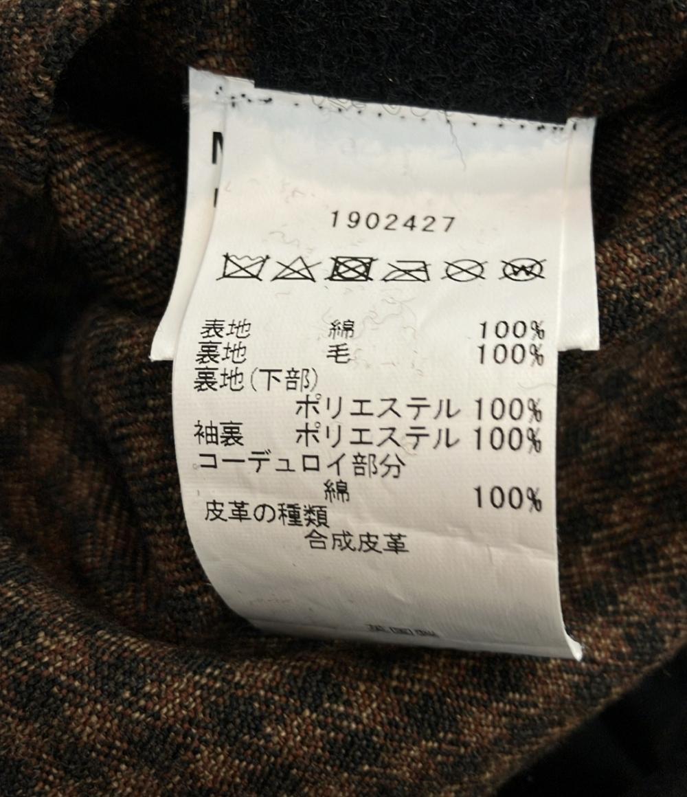 Barbour AURALEE コート スタイリスト私物 襟コーデュロイ 裏バブアー ライトワックス SL BORDER ダブルジップ メンズ SIZE 36 (S) バブアー